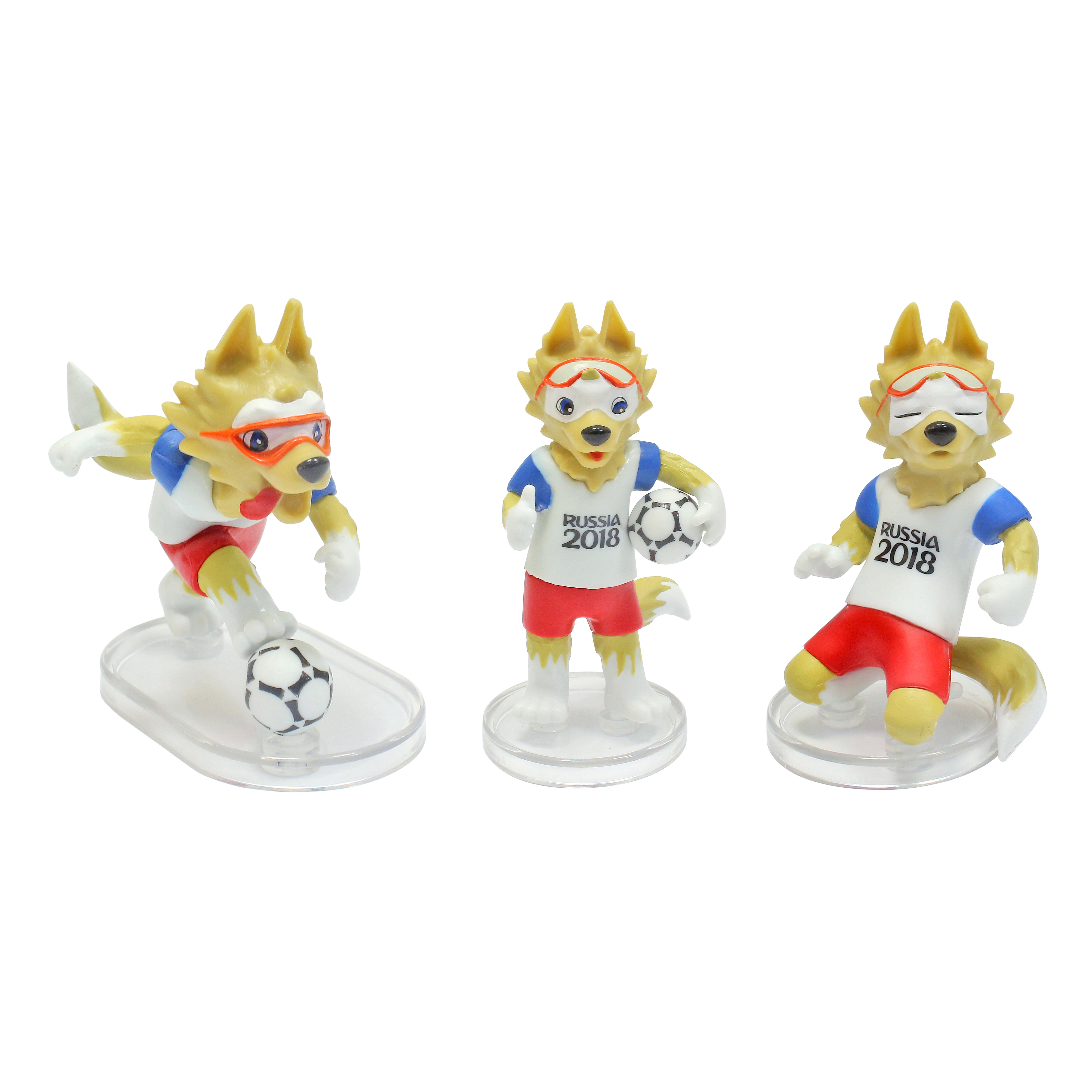 Набор 2018 FIFA World Cup Russia TM Zabivaka Standard 3шт Т11673 - фото 1