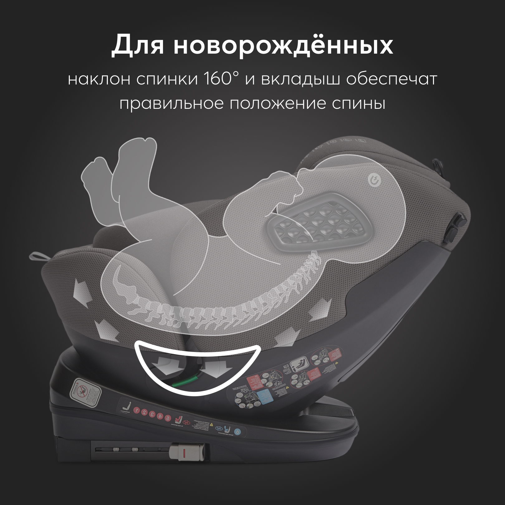 Автокресло 0-12 лет Happy Baby reex - фото 4