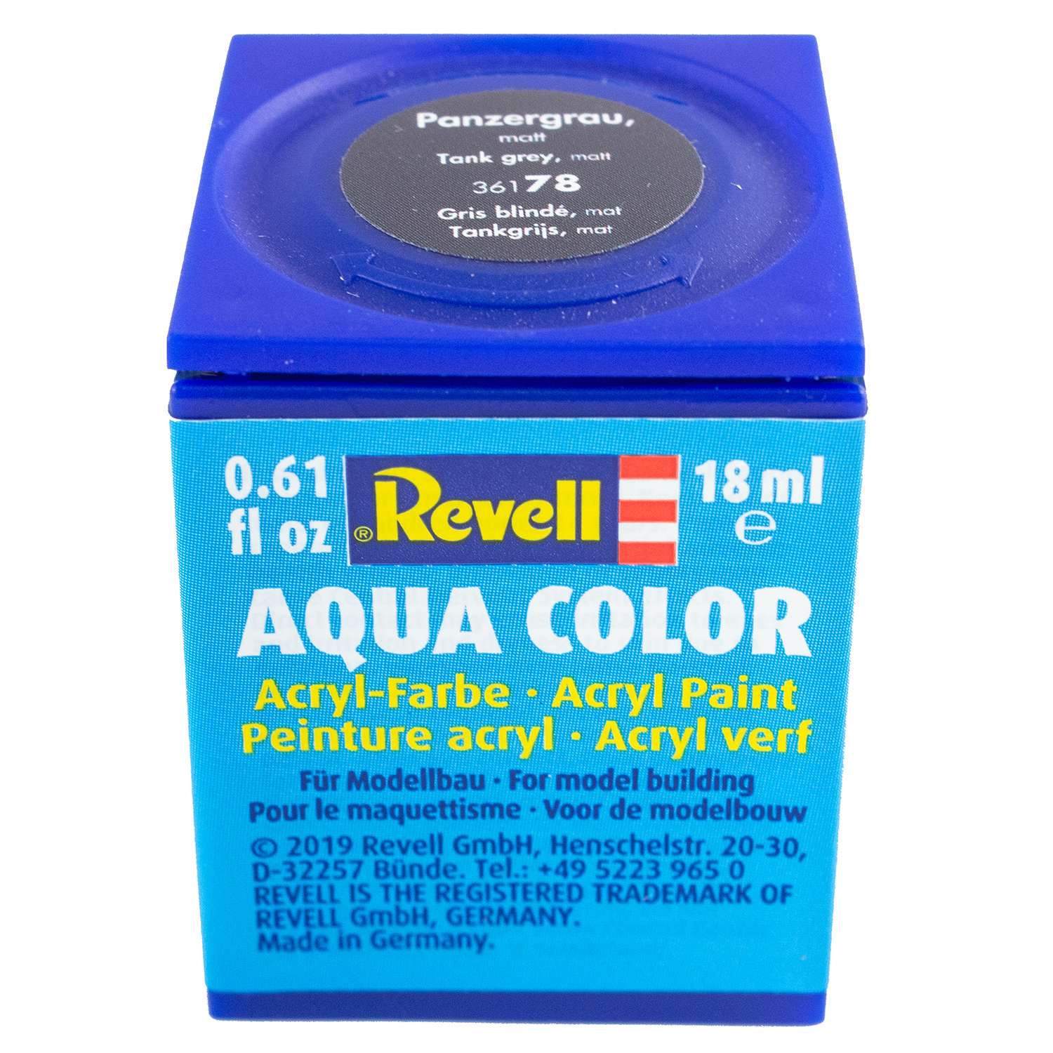 Аква-краска Revell черно-серая матовая 36178 - фото 1