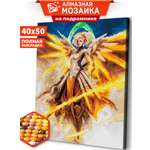 Алмазная мозаика Art sensation холст на подрамнике 40х50 см Overwatch Mercy