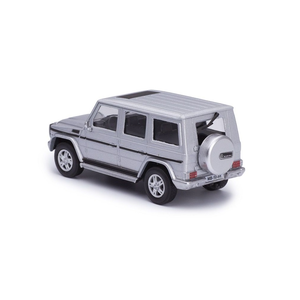 Мини-модель 1:43 CARARAMA Mercedes-Benz G-Class G500 металлическая серебристая 30182 - фото 3