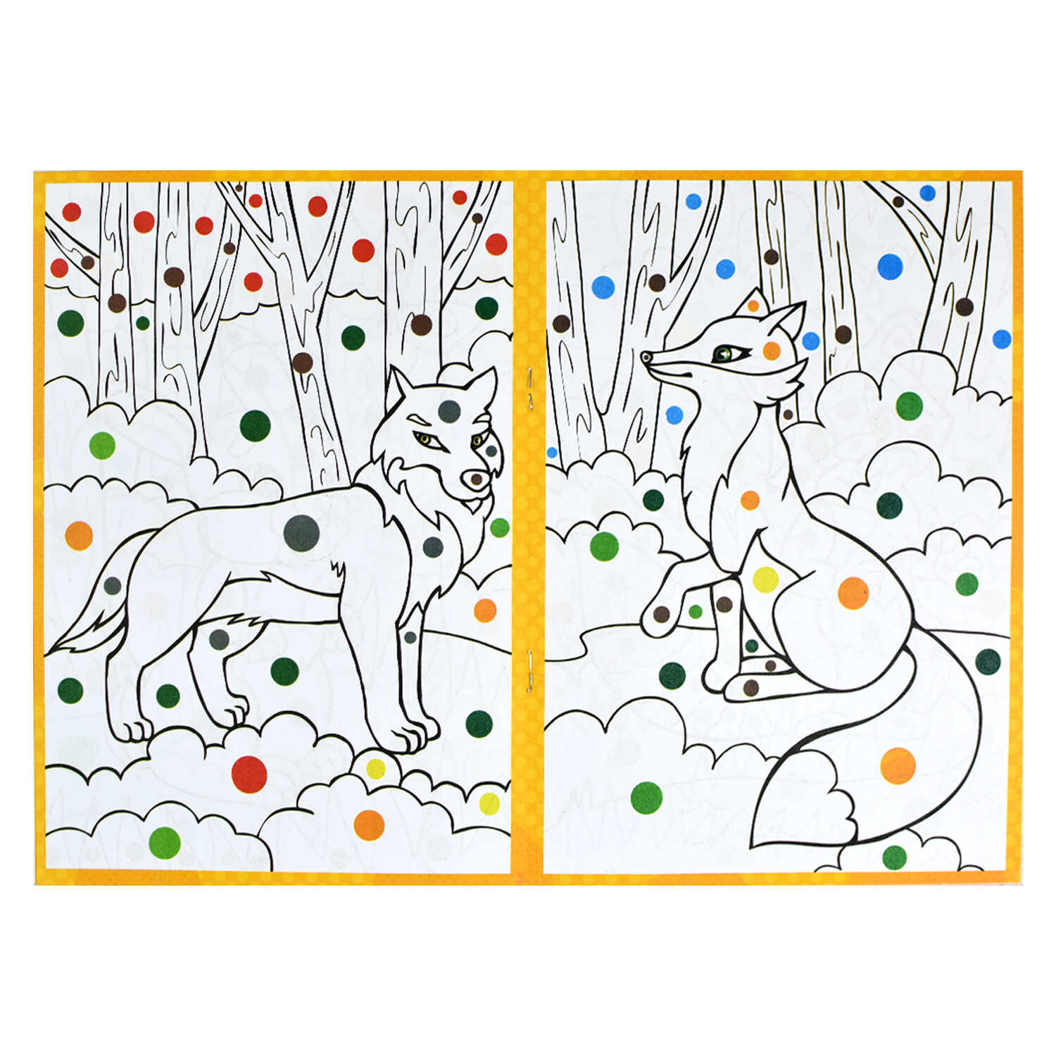 Раскраска ФЕНИКС+ лесные звери - фото 3