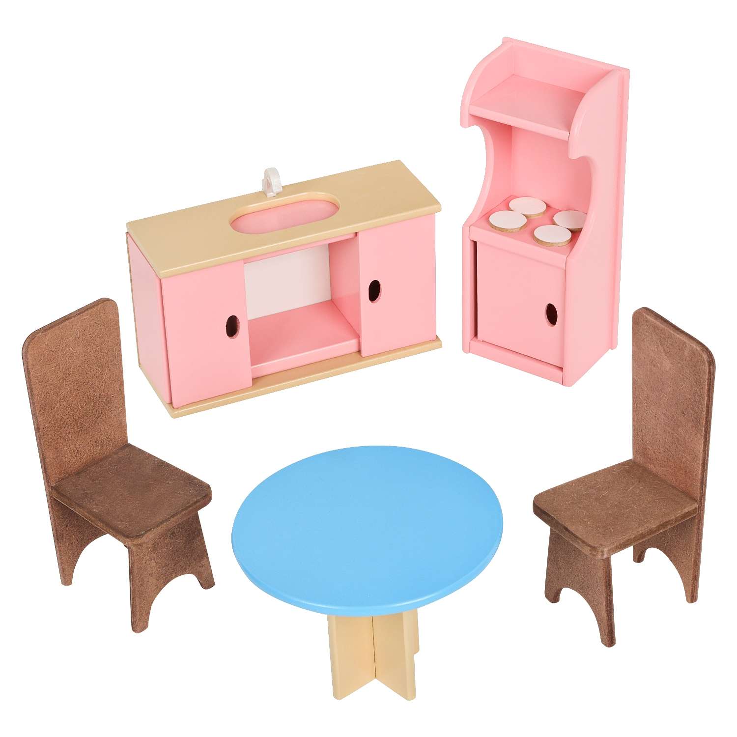 Кукольный домик Paremo Шарм с мебелью 16 предметов PD315-02 - фото 12