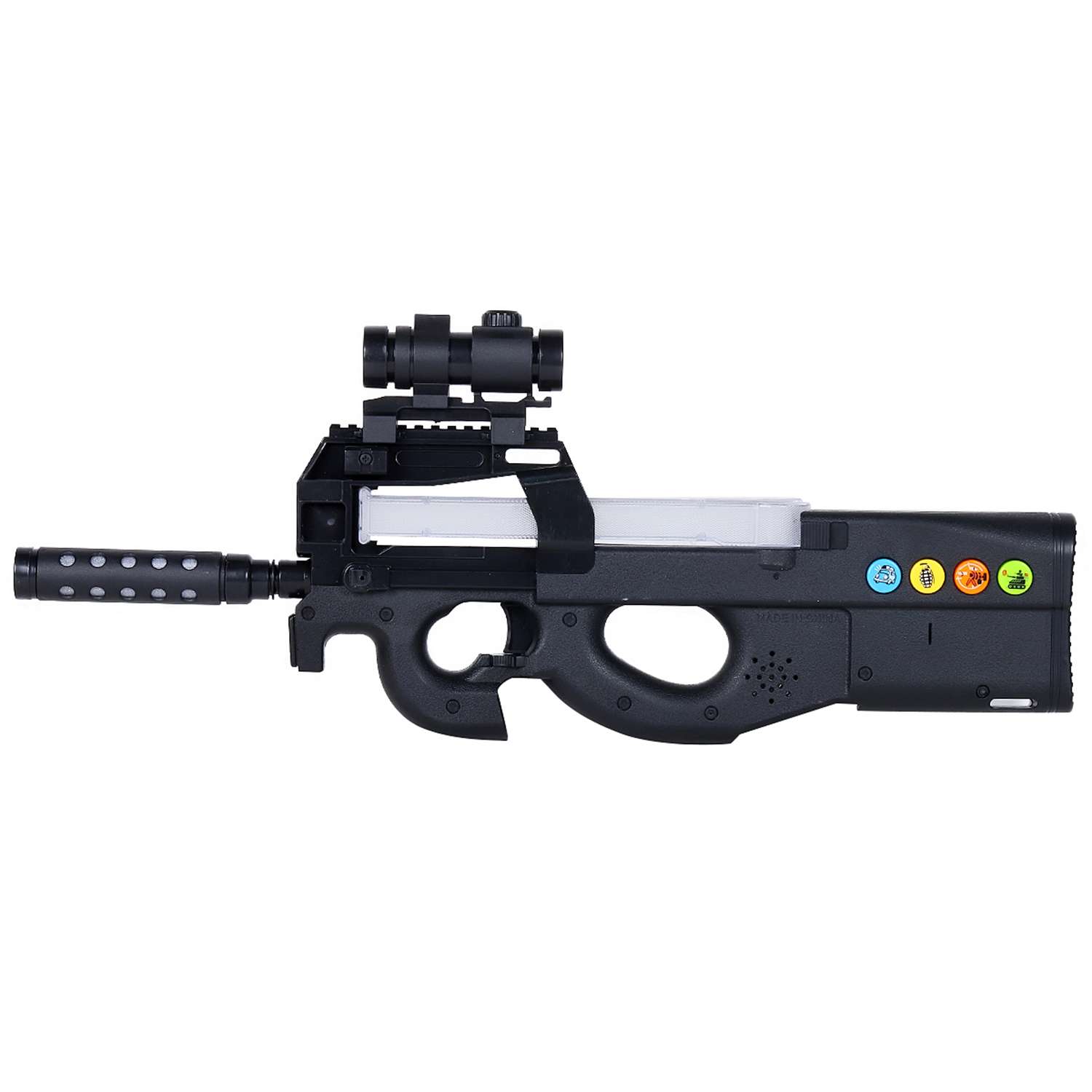Игрушечное оружие Маленький Воин Автомат 45 см на батарейках со звуком светом и вибрацией JB0208933 - фото 8
