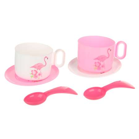 Детская посуда игрушечная Veld Co Фламинго 14 предметов