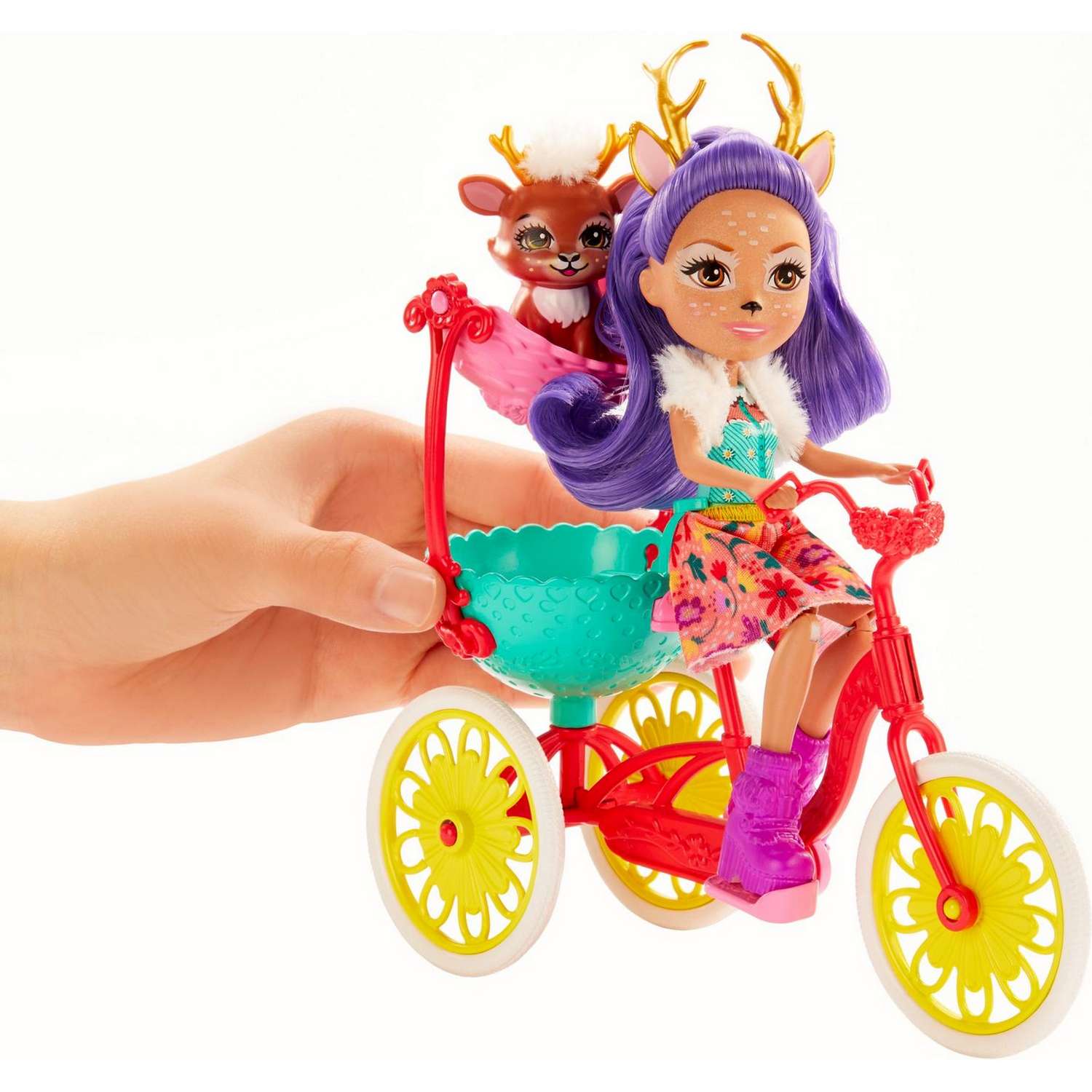 Кукла Enchantimals Велосипедисты с питомцем и транспортным средством GJX30 GJX30 - фото 5