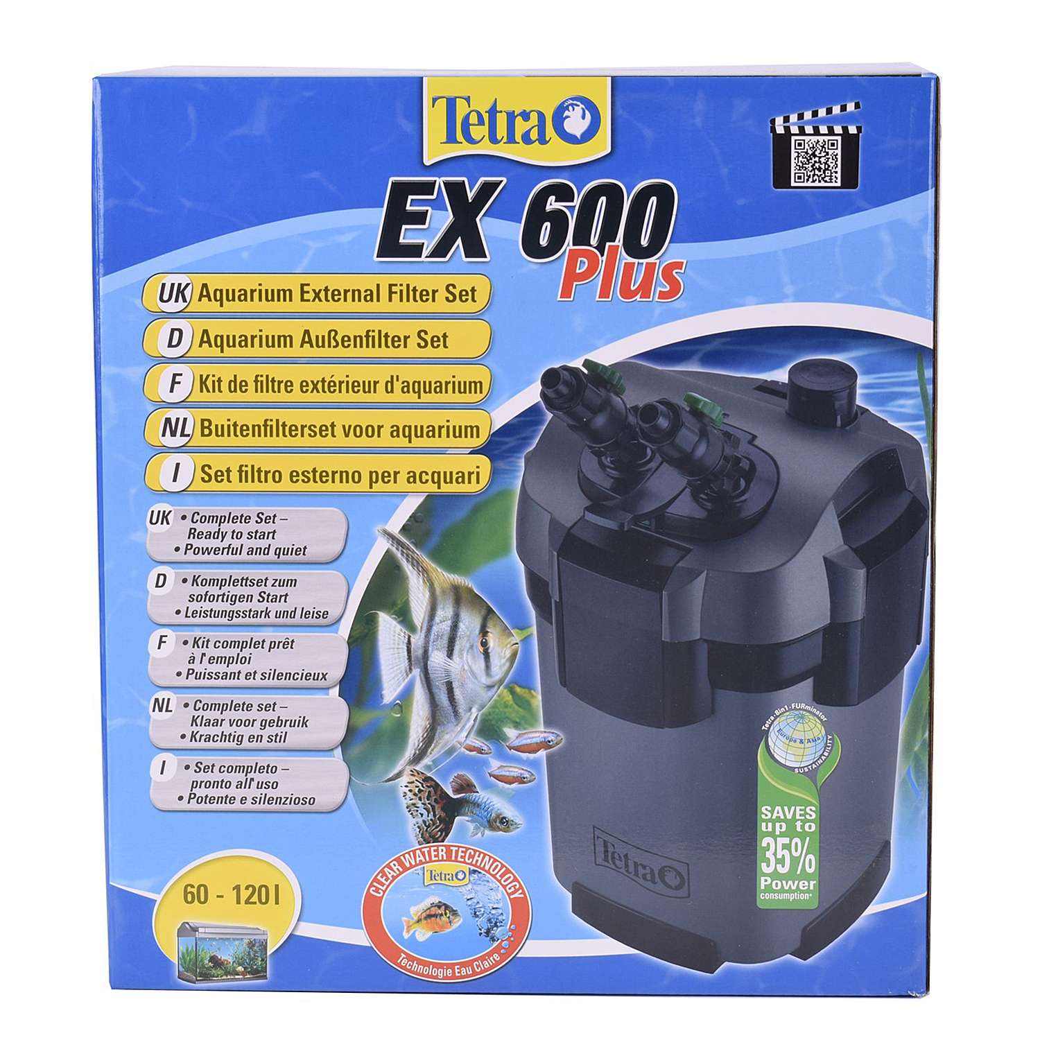 Фильтр для аквариумов Tetra EX 600 Plus внешний 60-120л - фото 2