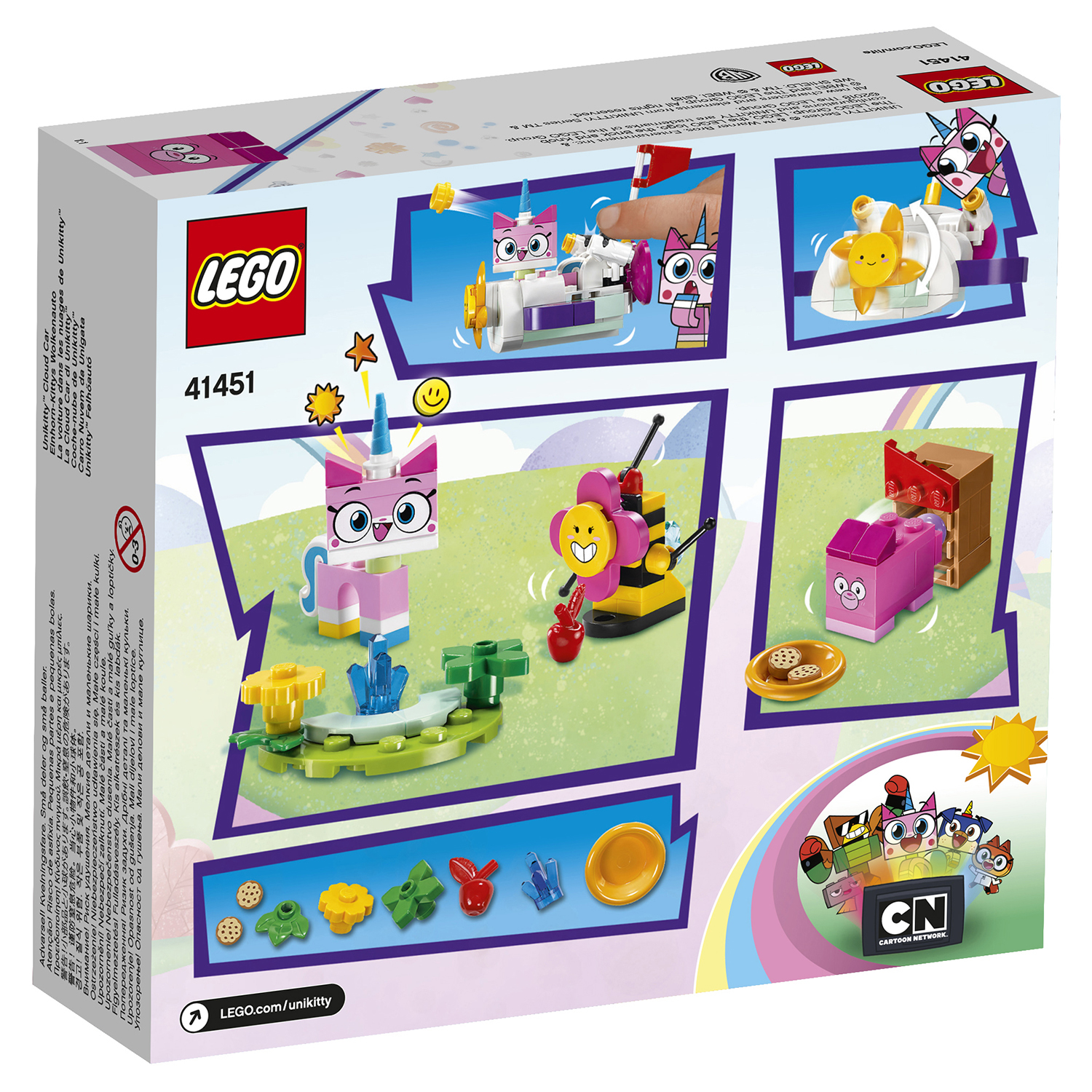 Конструктор LEGO Unikitty Машина-облако Юникитти 41451 - фото 3