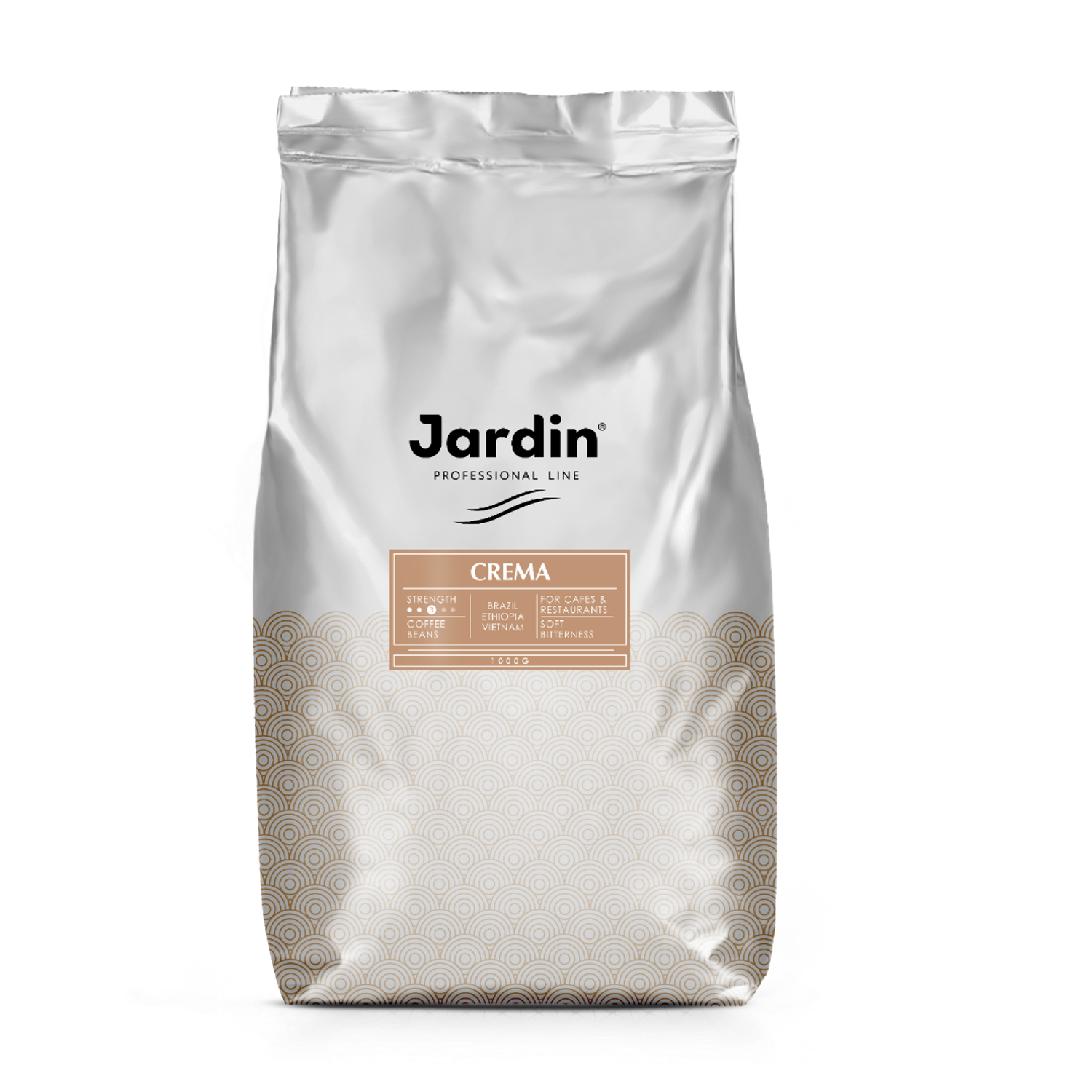 Кофе Jardin Зерновой кофе Crema пакет 1кг - фото 1