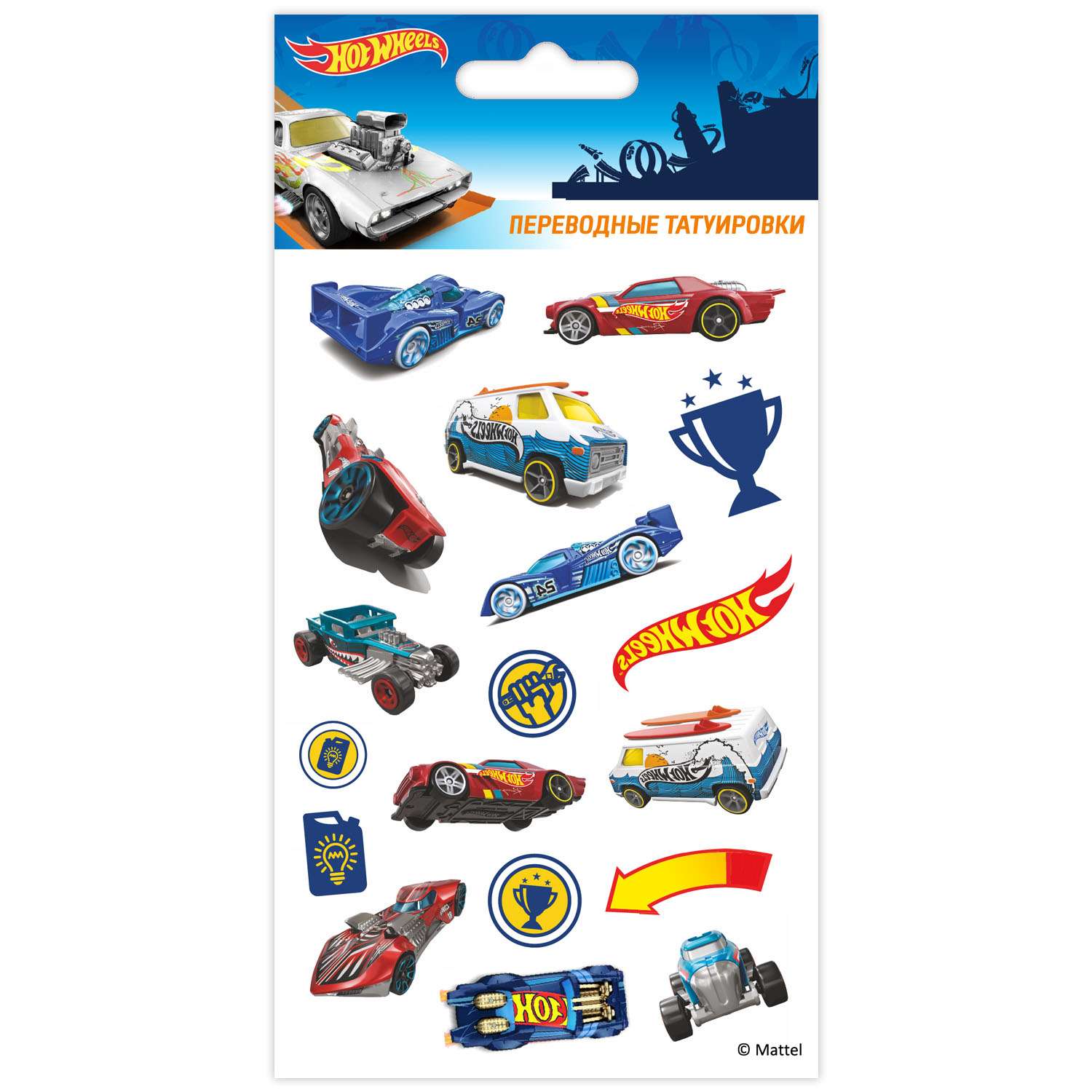 Временные татуировки Hot Wheels - фото 2