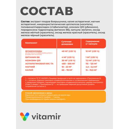 БАД для вен и сосудов VITAMIR для вен и сосудов