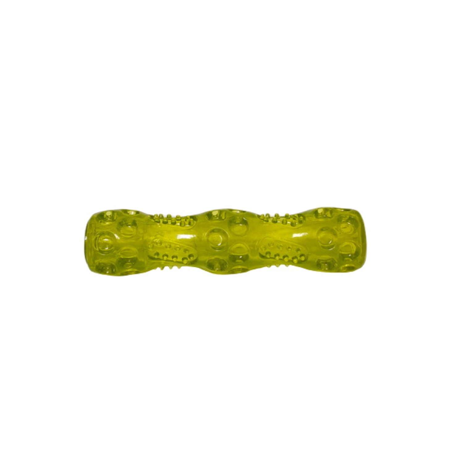 Игрушка для собак Homepet палочка с пищалкой Зеленая 17.5см - фото 1