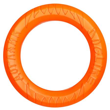 Игрушка для собак Doglike Tug and Twist Кольцо восьмимигранное крохотное Оранжевый