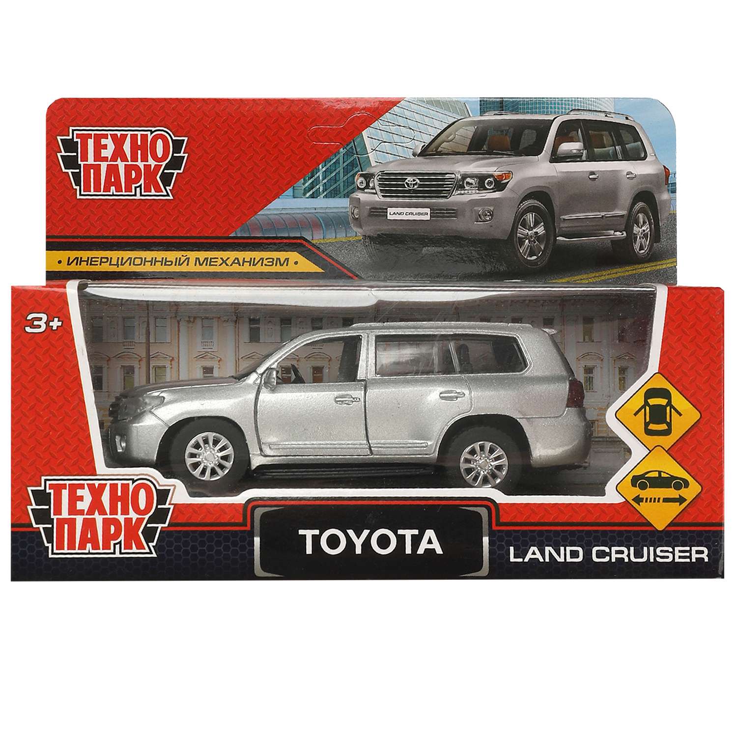 Машина Технопарк Toyota land cruiser 370089 370089 - фото 1
