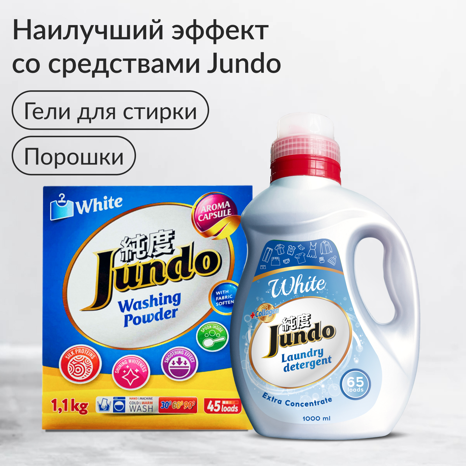 Кислородный отбеливатель Jundo 500г BRILLIANT WHITE для белого с биотином пятновыводитель перкарбонат натрия 100% - фото 7