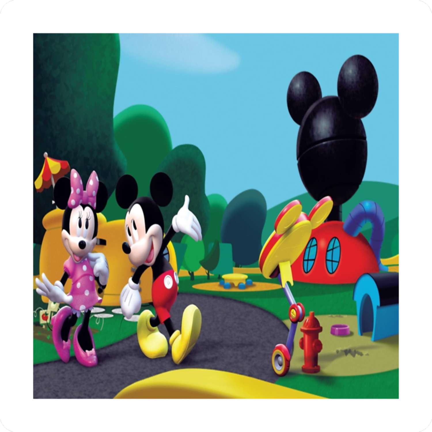 Набор для лепки Disney Клуб Микки Мауса Творческая мастерская (масса для лепки - 4 цв. по 50 г, аксесс., буклет) - фото 9
