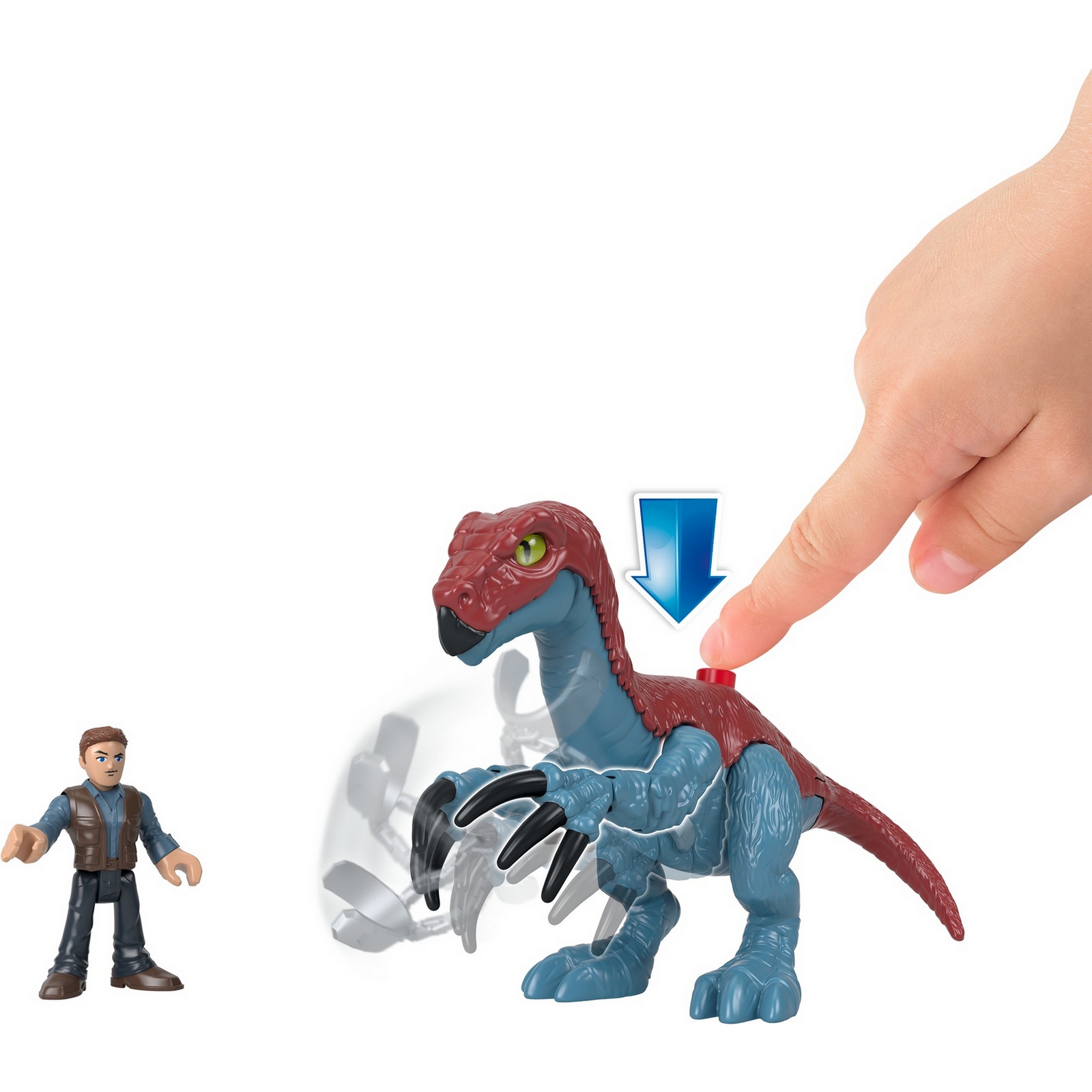 Набор IMAGINEXT Jurassic World Теризинозавр и Оуэн GVV63 - фото 5