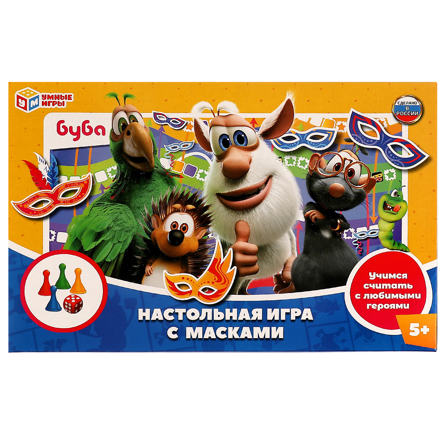 Настольная игра с масками Умные игры Буба - фото 1