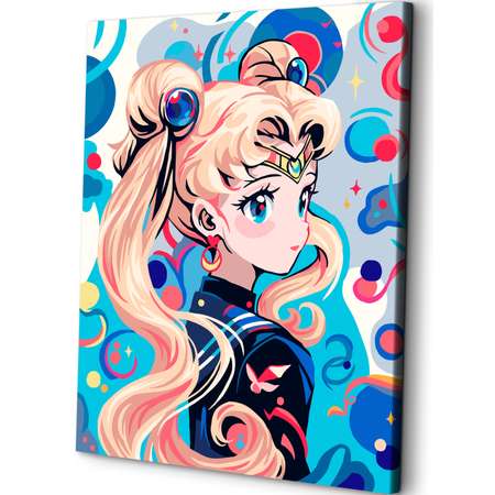 Картина по номерам Art sensation холст на подрамнике 40х50 см Магия Сейлор Мун