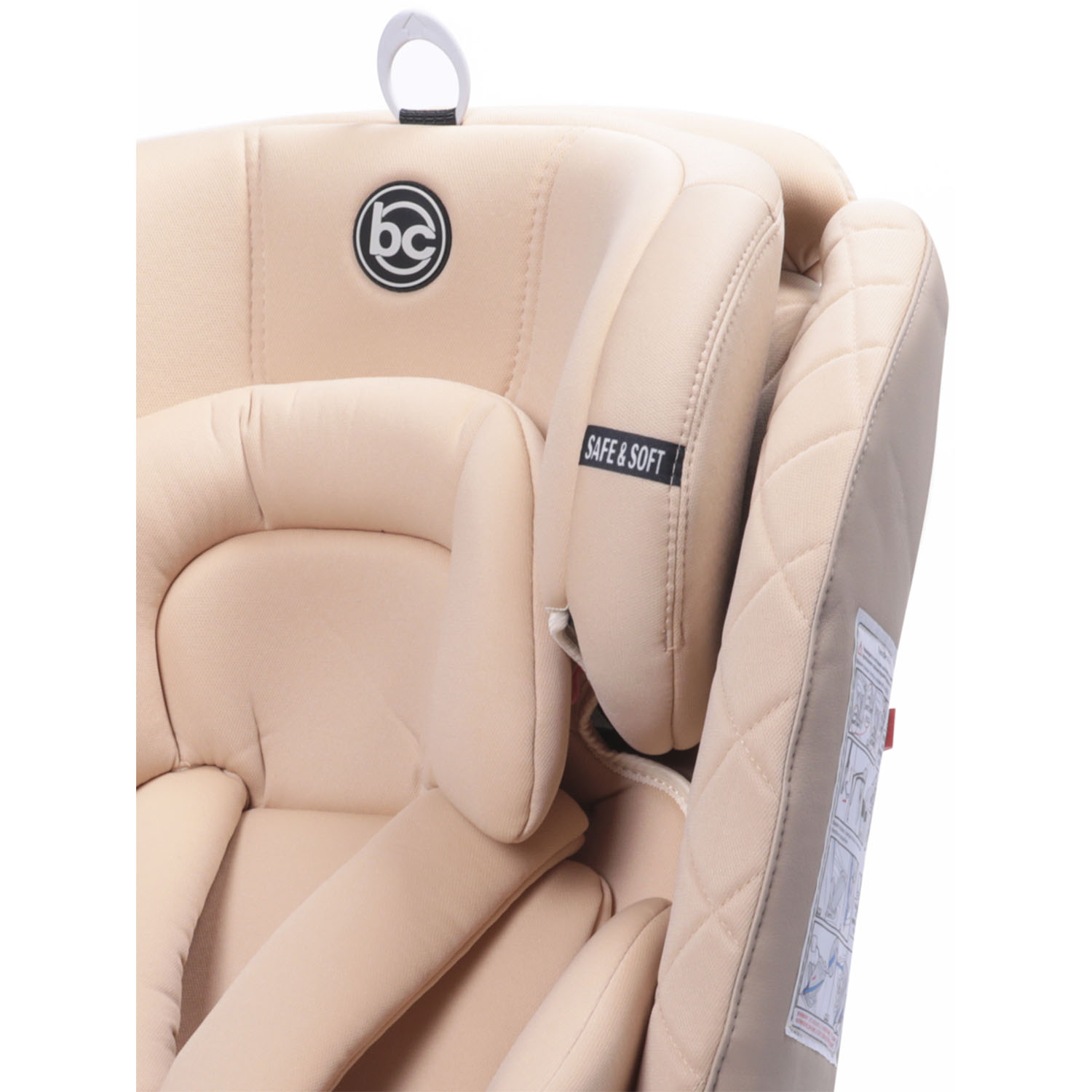 Автокресло BabyCare Shelter ISOFIX бежевый - фото 9