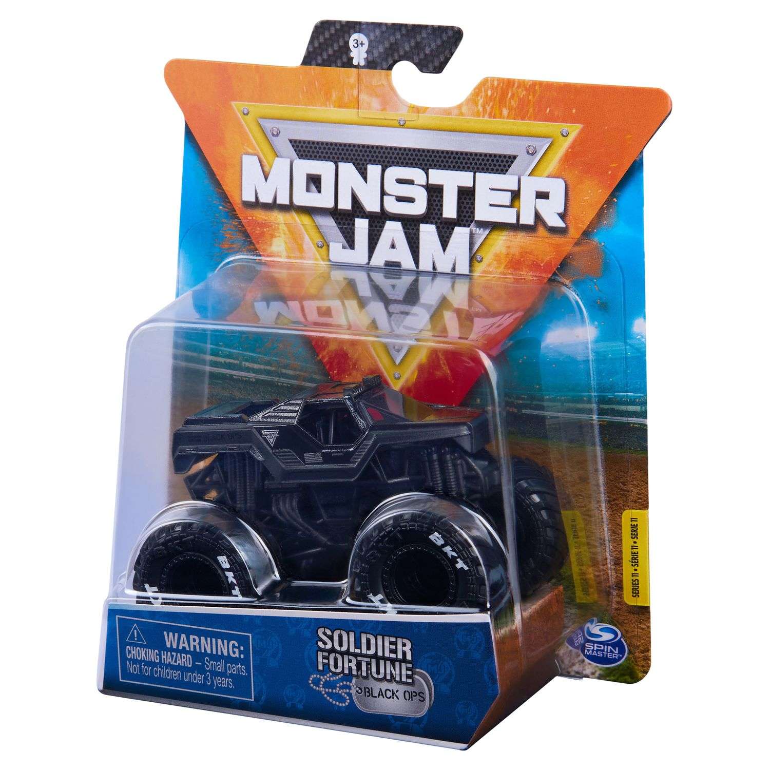 Машинка Monster Jam 1:64 FortunBlack 6044941/20123295 6044941 - фото 3