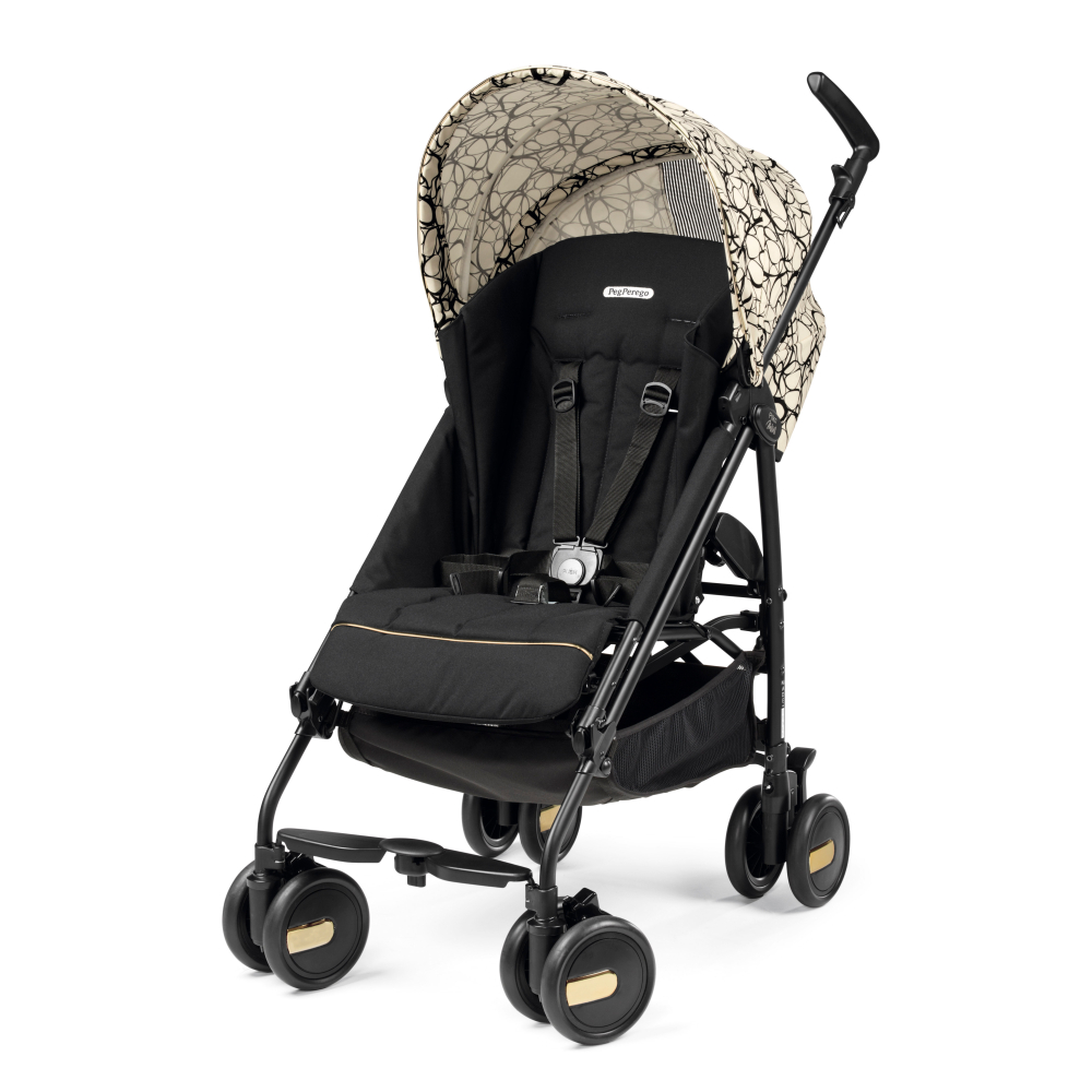 Коляска-трость Peg-Perego Pliko Mini Graphic Gold - фото 1