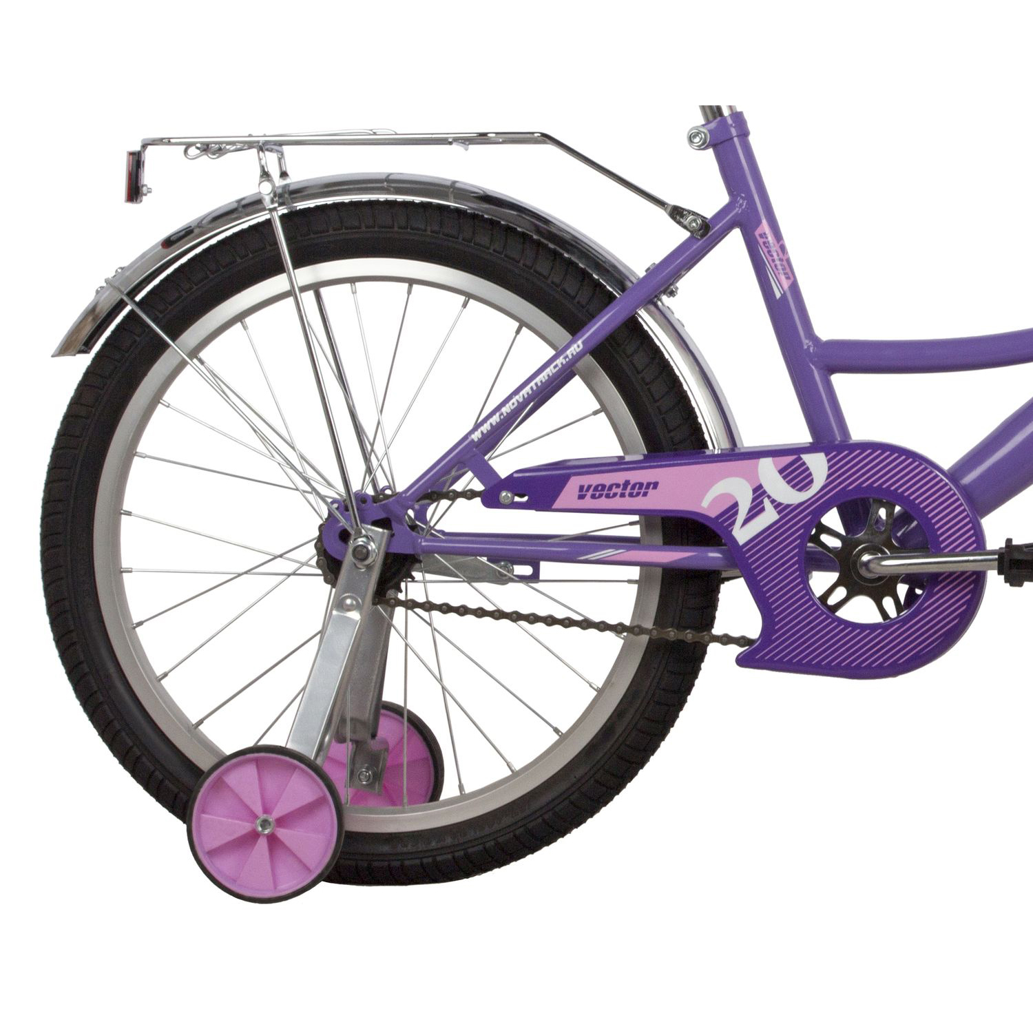 Велосипед 20 фиолетовый. Novatrack VECTOR - фото 5