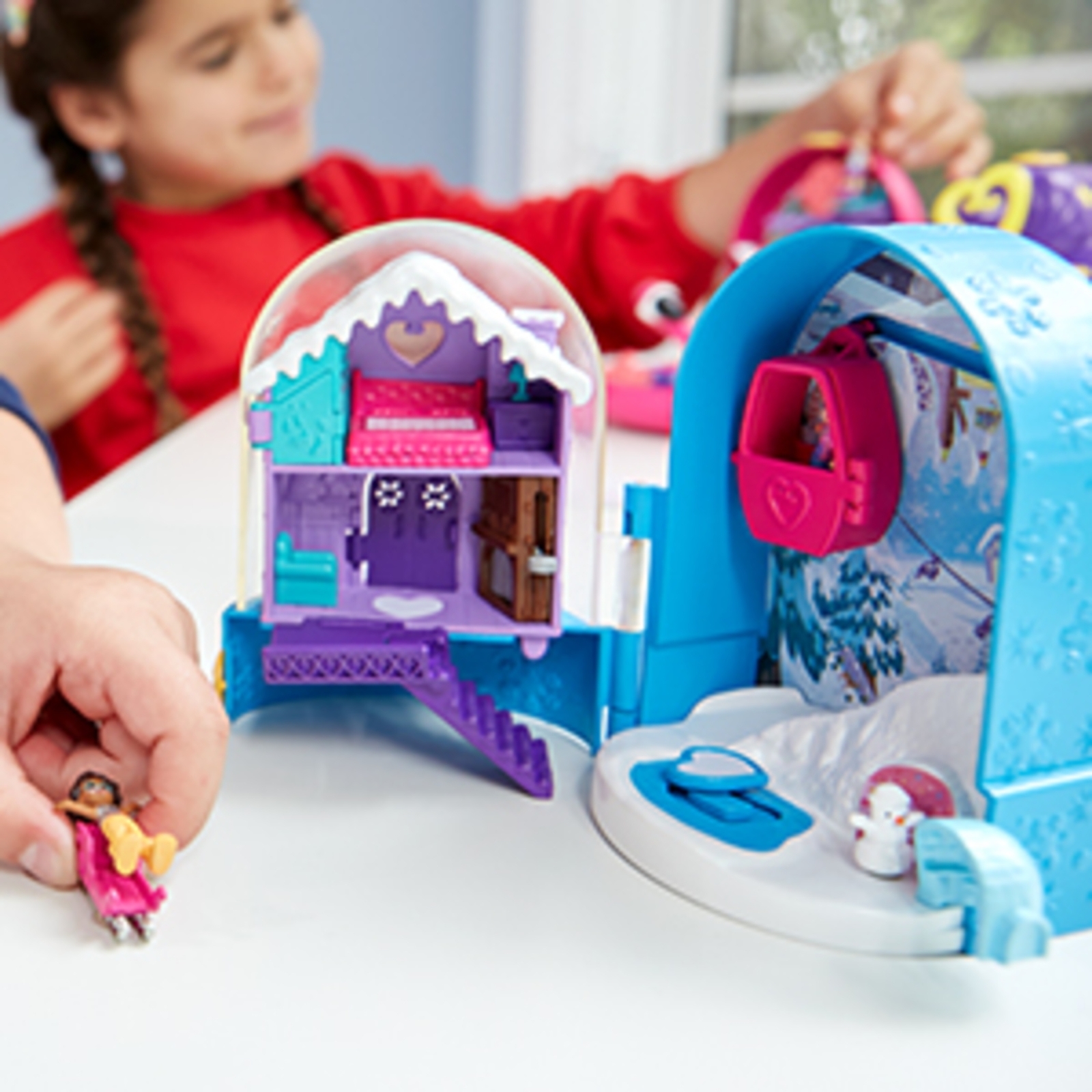 Набор игровой POLLY POCKET Снежный сюрприз компактный FRY37 FRY35 - фото 12