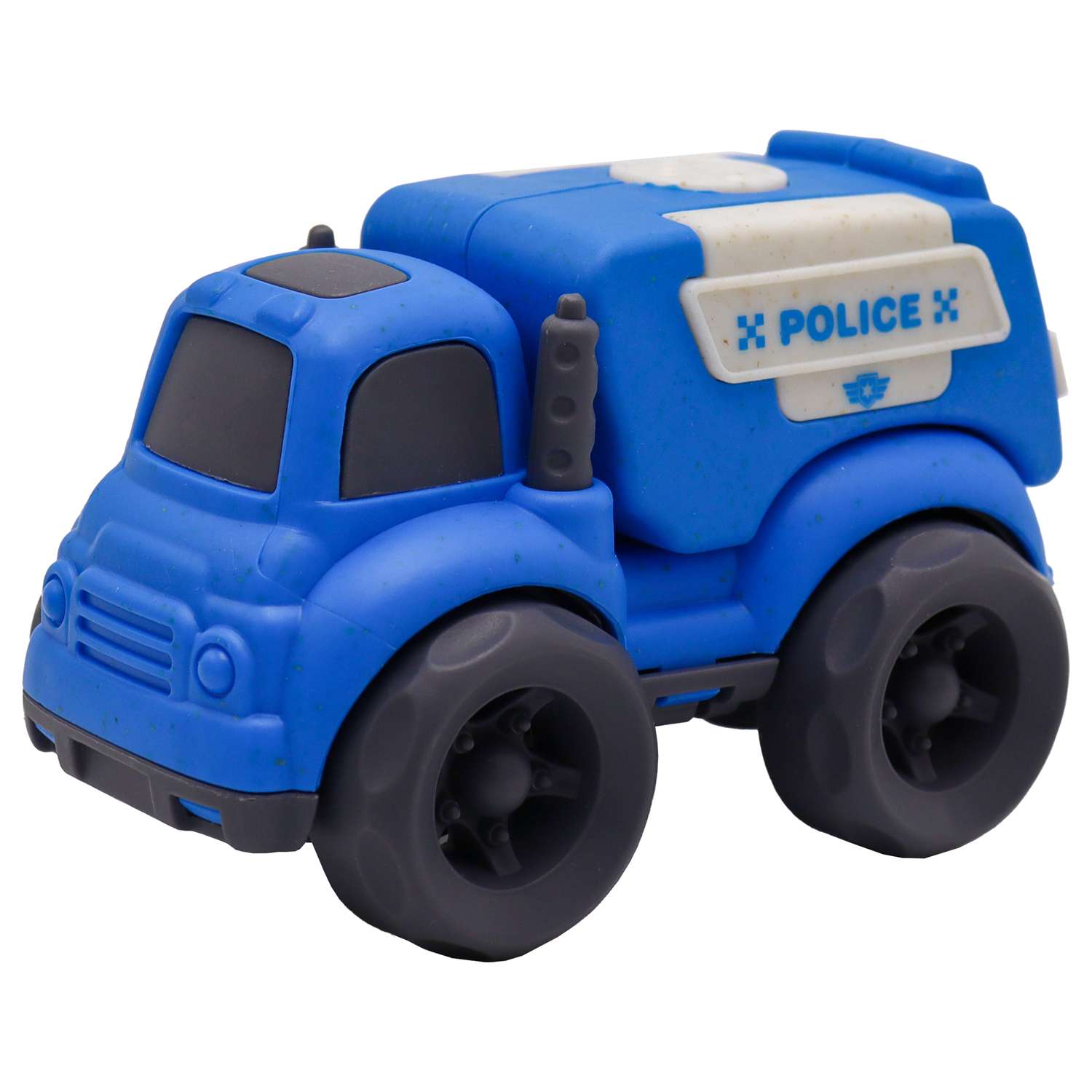 Игрушка Funky Toys Эко-машинка полиция Синяя 10 см FT0278077 - фото 1