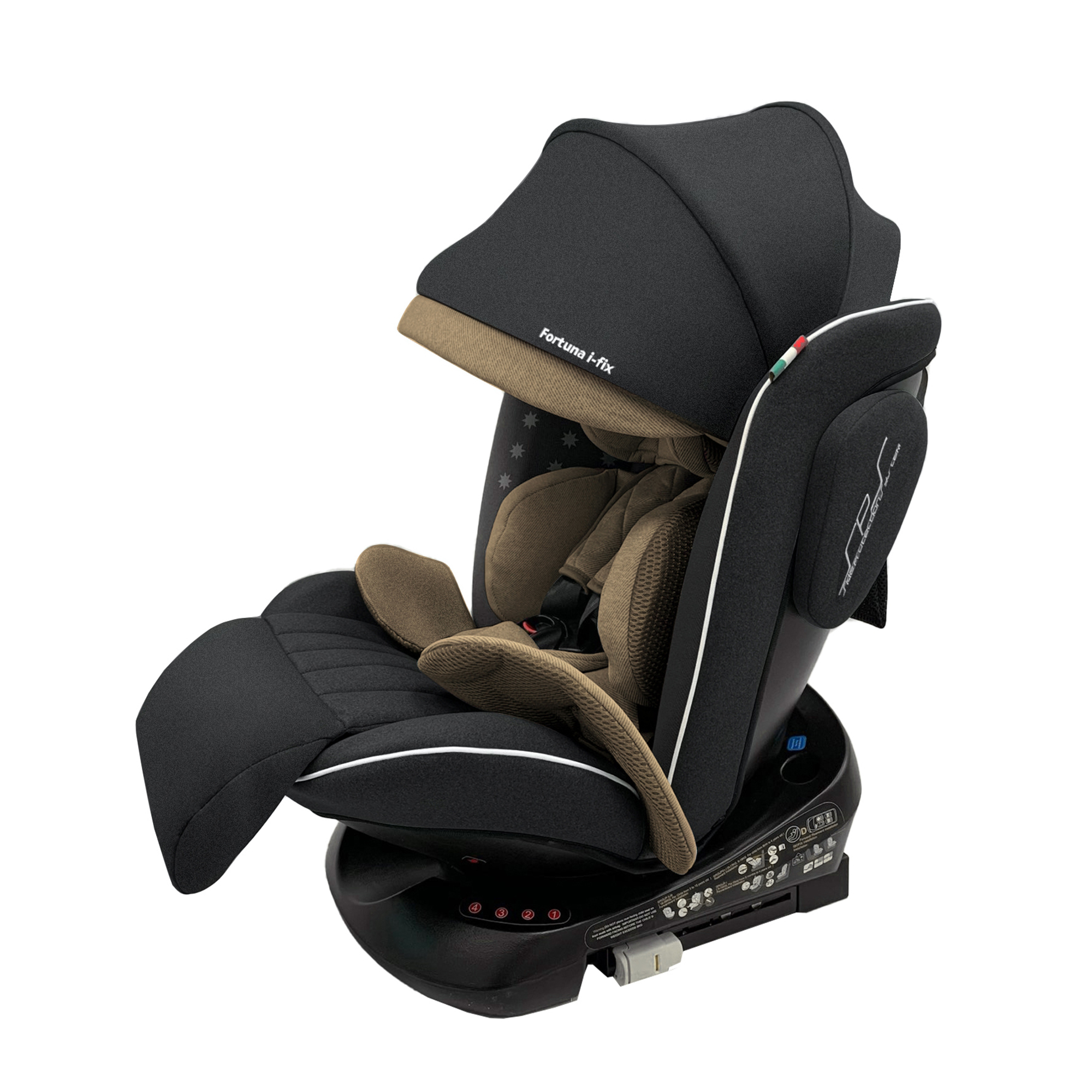 Автокресло 0-36кг Sweet Baby Fortuna 360 SPS isofix beige - фото 1