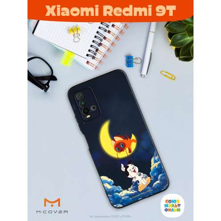 Силиконовый чехол Mcover для смартфона Xiaomi Redmi 9T Союзмультфильм Лунные качели