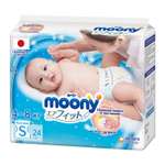 Подгузники Moony S 4-8кг 24шт