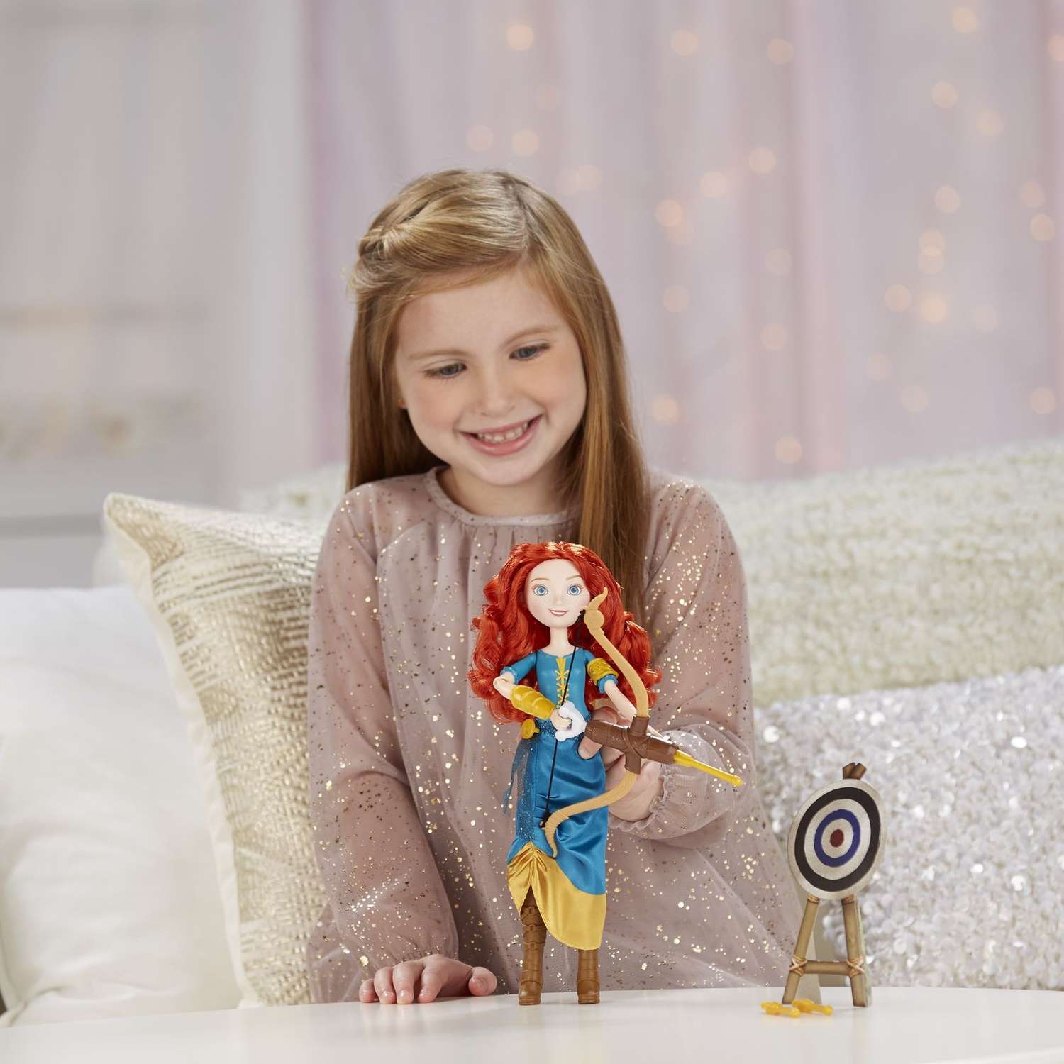 Кукла Princess Disney Hasbro Модная принцесса Мерида и ее хобби B9147EU4 B9146EU4 - фото 4