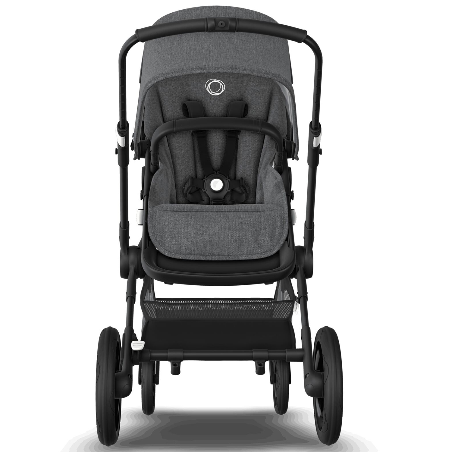 Коляска 2в1 Bugaboo Fox2 Complete Black Grey Melange-Grey Melange - фото 4