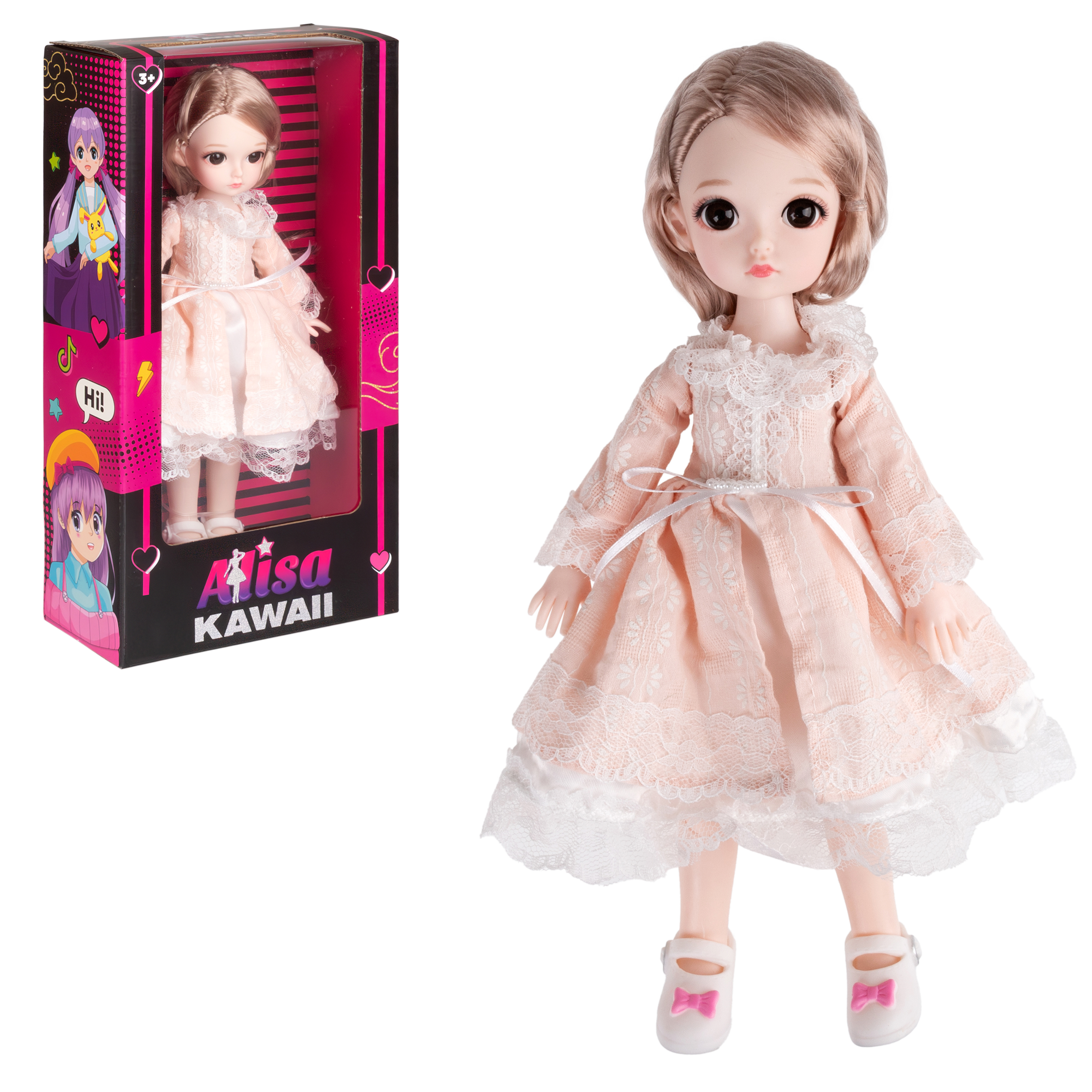 Кукла шарнирная 30 см 1TOY Alisa Kawaii блондинка для девочек Т24343 - фото 14