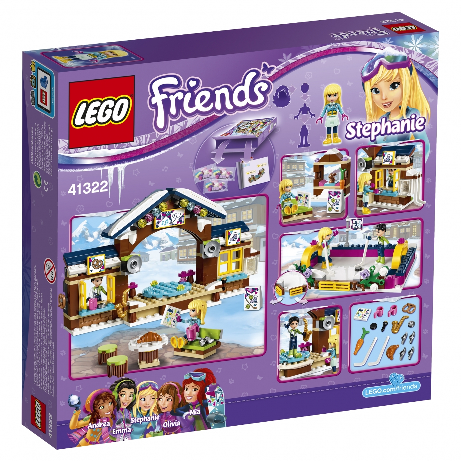 Конструктор LEGO Friends Горнолыжный курорт: каток (41322) - фото 3