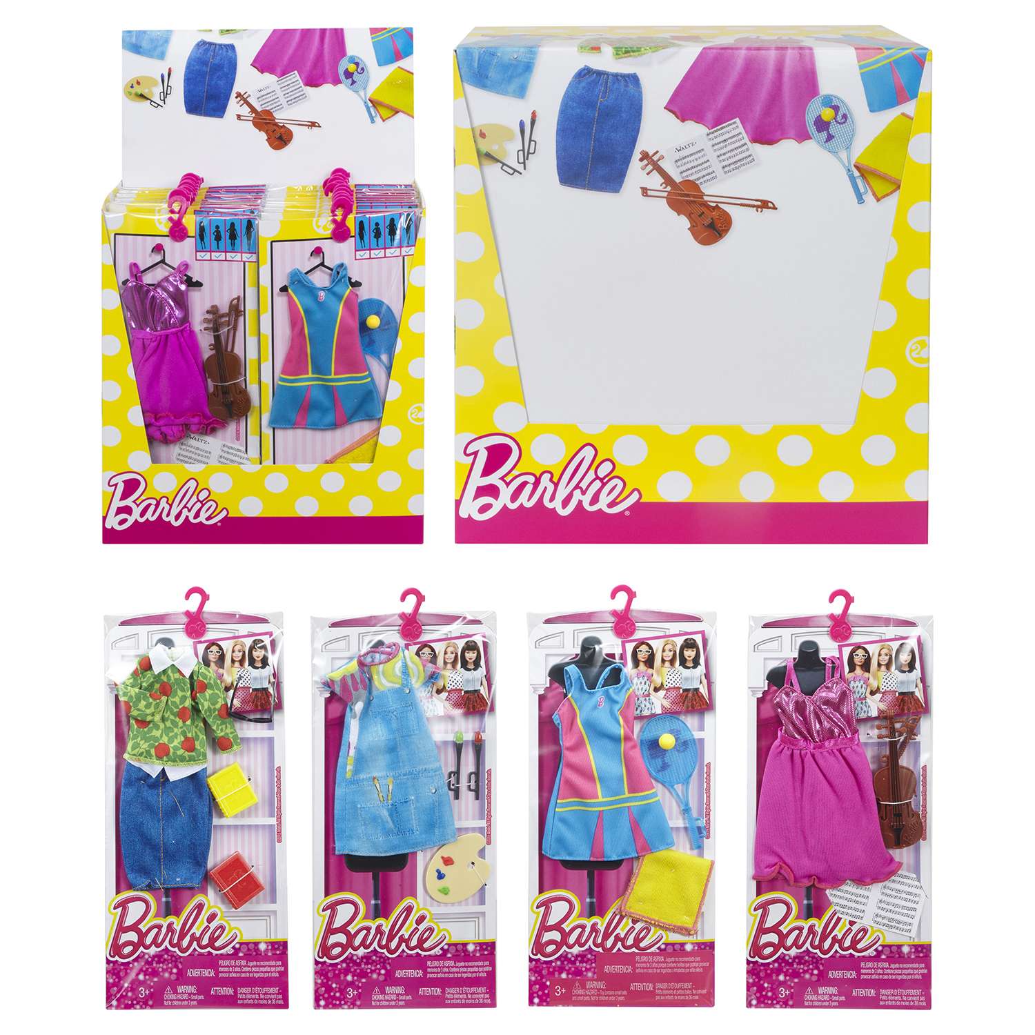 Одежда Barbie Наряды для разных профессий в ассортименте CHJ27 - фото 2