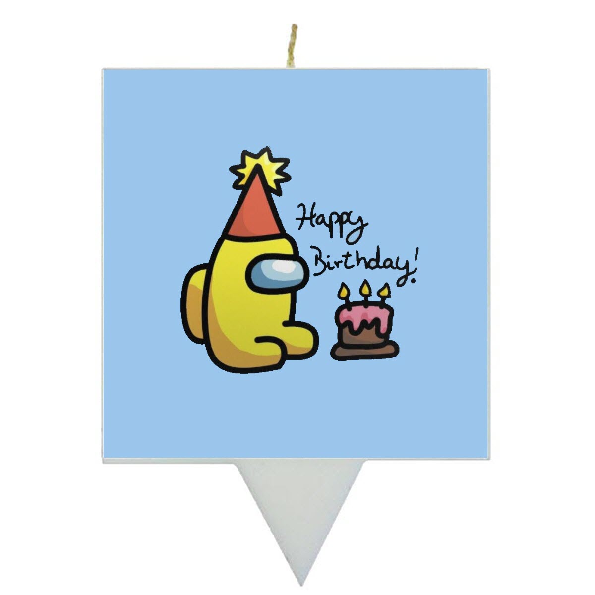 Свеча для торта SIMPARTY Амонг Ас Happy Birthday - фото 1