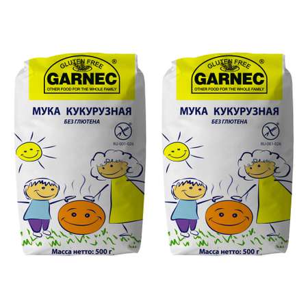 Мука Garnec без глютена кукурузная 500г*2