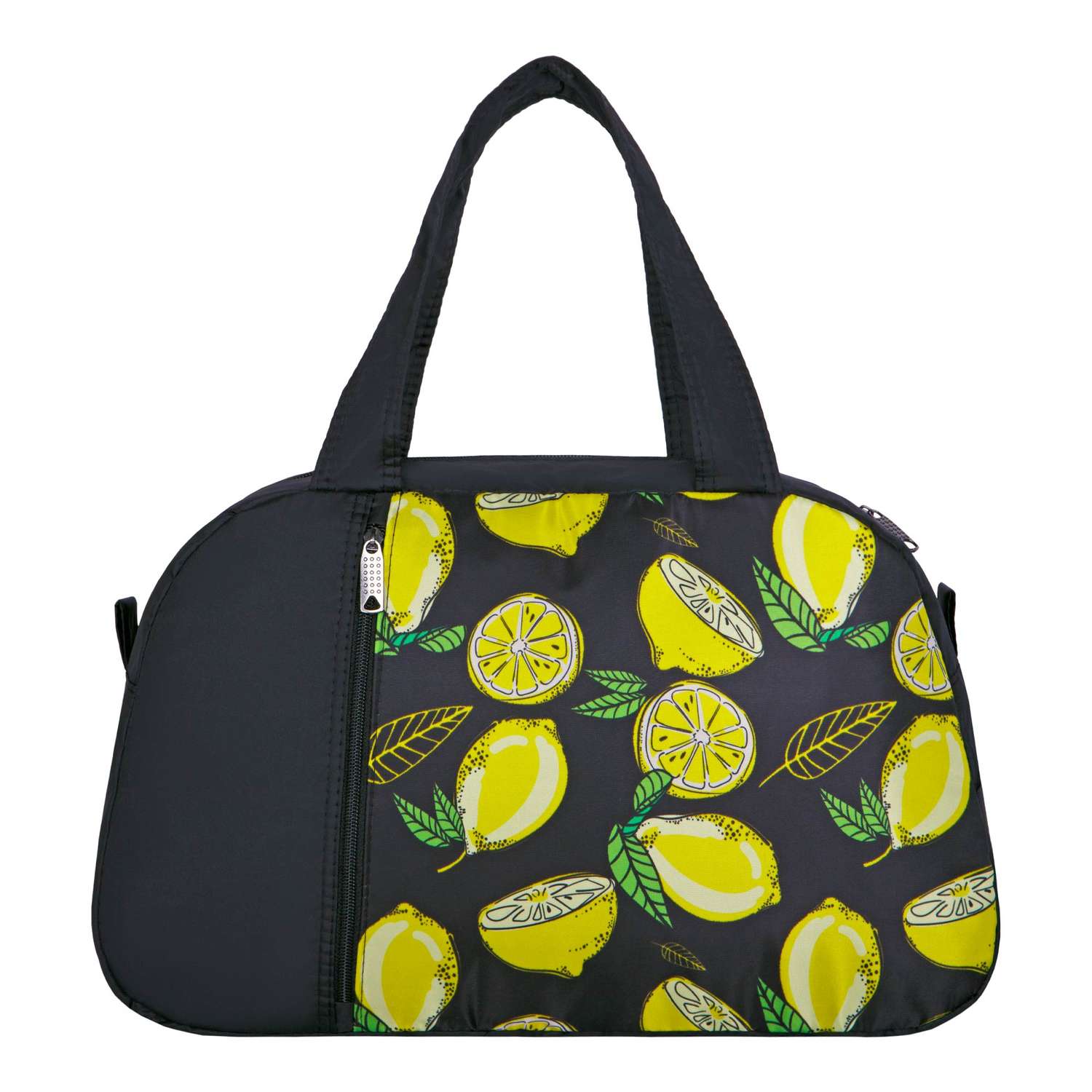 Спортивная сумка ACROSS FM-22 Лимоны цвет черный 26х41х16 см - фото 1