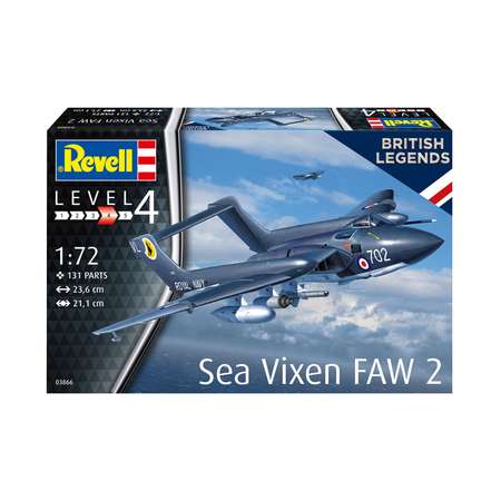 Сборная модель Revell Легенды Британии: Sea Vixen FAW 2 70th Anniversary