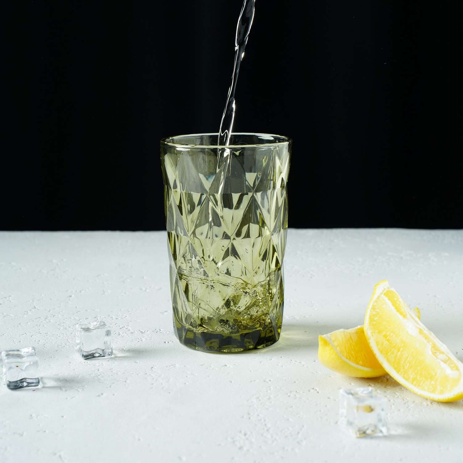 Набор стаканов MAGISTRO стеклянных «Круиз» 350 мл 8×12.5 см 6 шт цвет зелёный - фото 10
