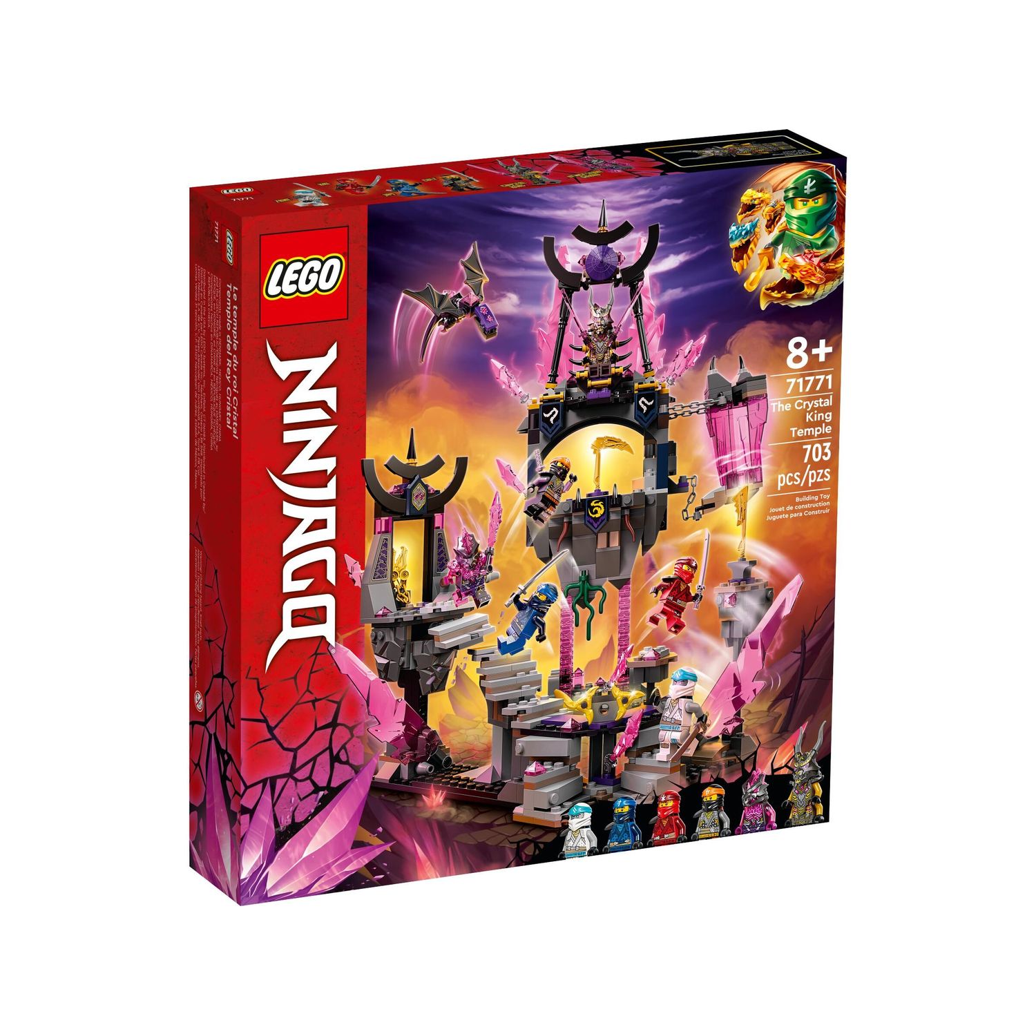 Конструктор LEGO Ninjago The Crystal King Temple 71771 купить по цене 7599  ₽ в интернет-магазине Детский мир