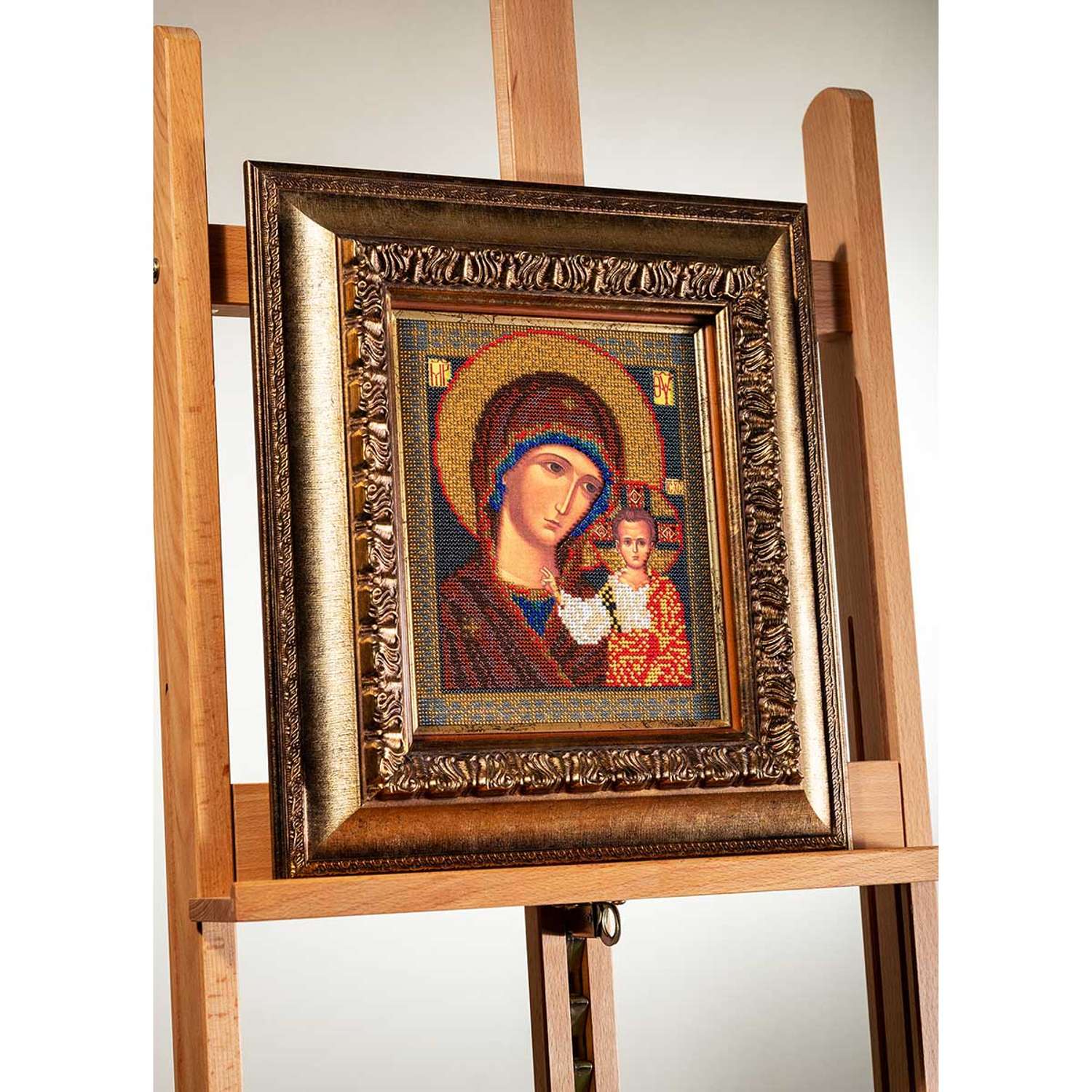Набор для вышивания Радуга бисера иконы бисером В148 Казанская Богородица 19x23см - фото 3