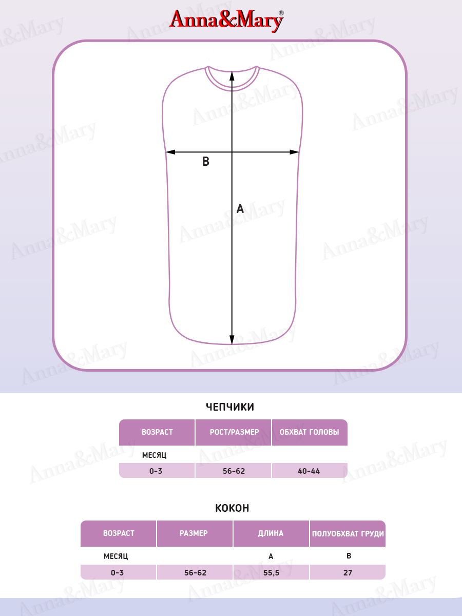 Пеленка-Кокон ANNA&MARY - фото 2