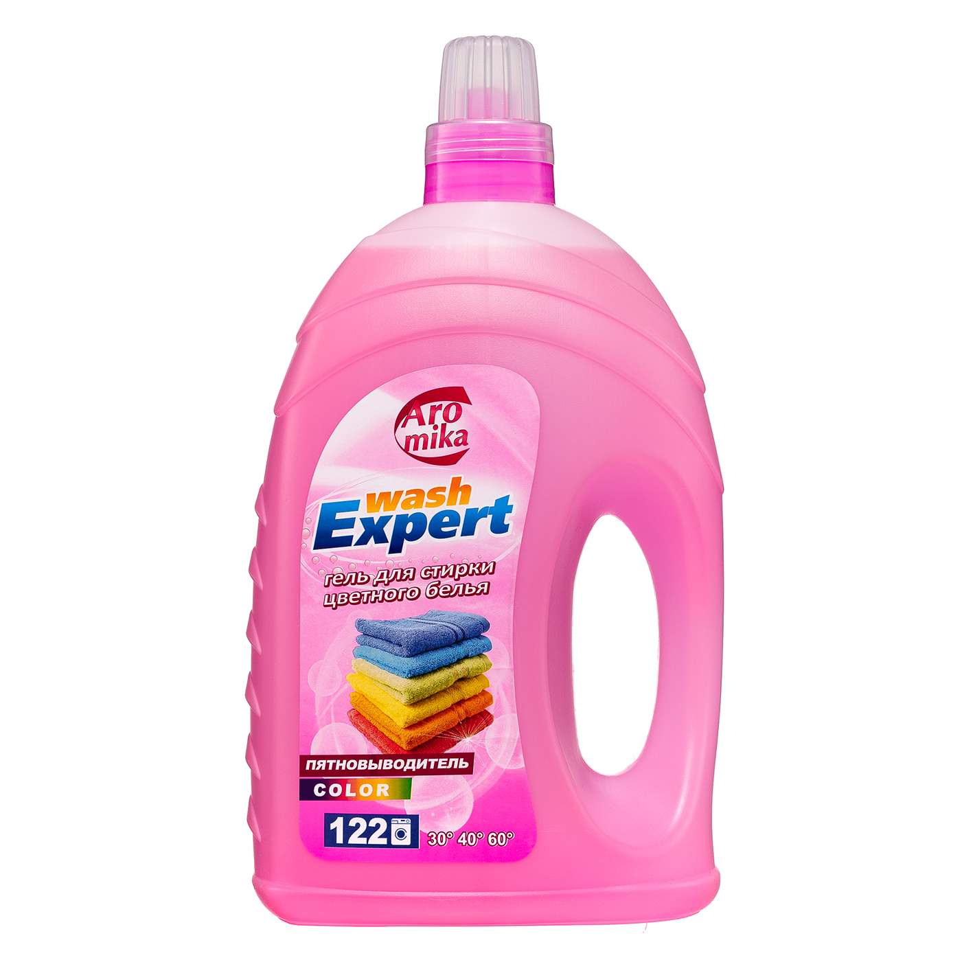 Гель для стирки Aromika цветного белья с пятновыводителем Wash Expert Color 4300 мл - фото 1