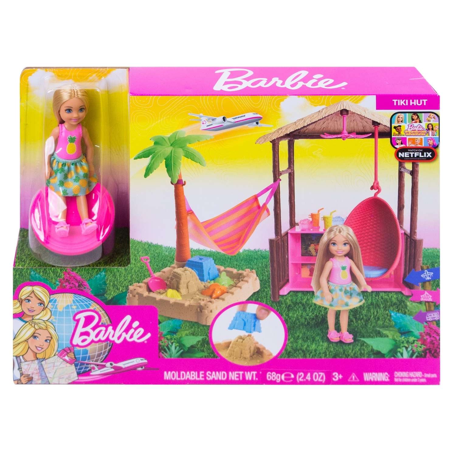 Набор игровой Barbie Челси в хижине Тики FWV24 FWV24 - фото 2