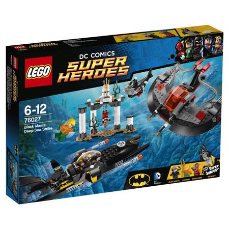 Конструктор LEGO Super Heroes Глубоководная атака Черного Манта (76027)