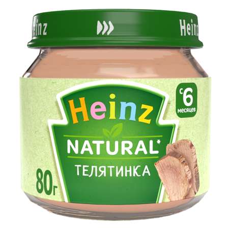 Пюре Heinz телятинка 80 г с 6 месяцев