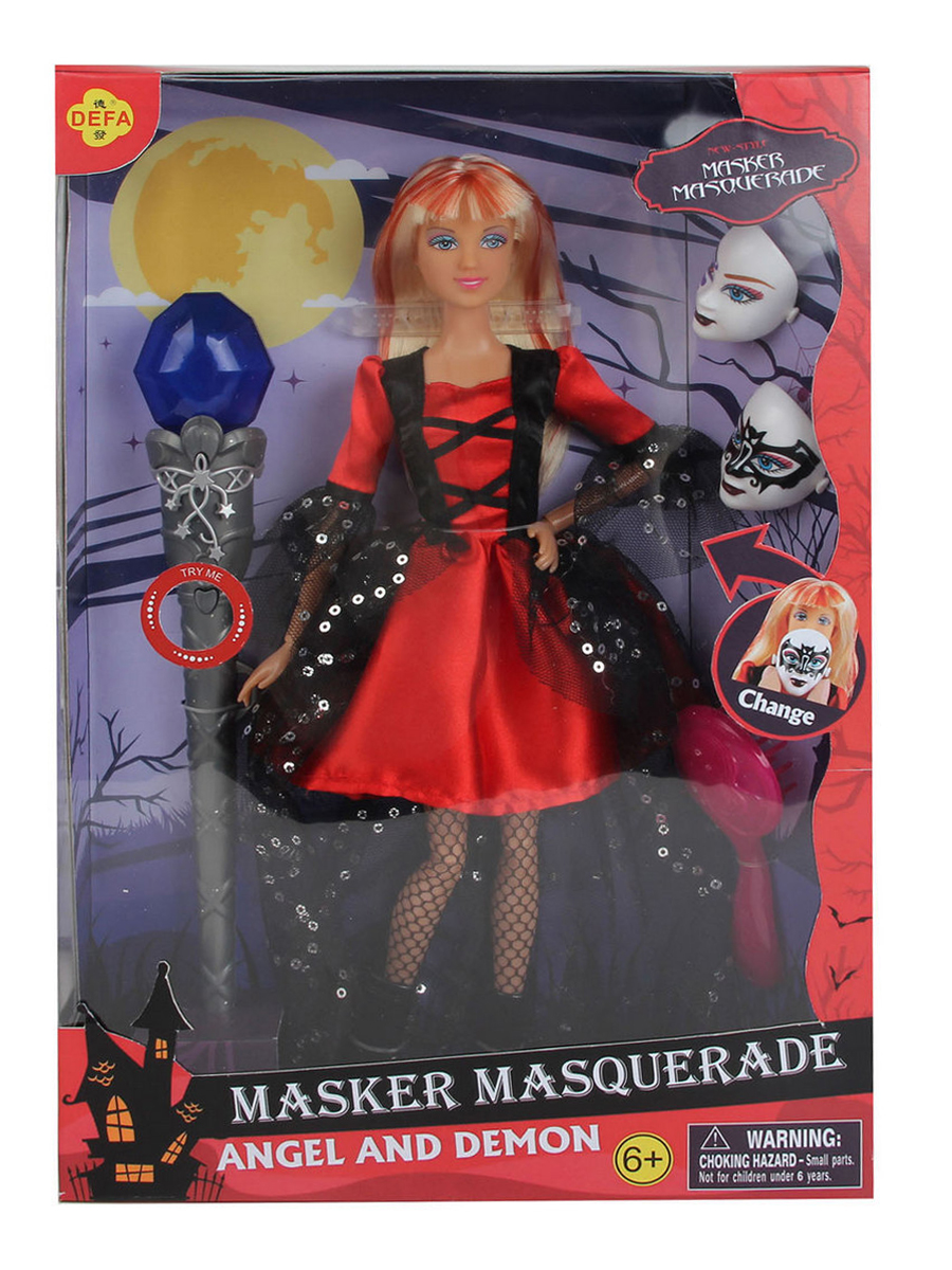 Кукла Defa Lucy Маскарад 29 см красный 8395//красный - фото 3